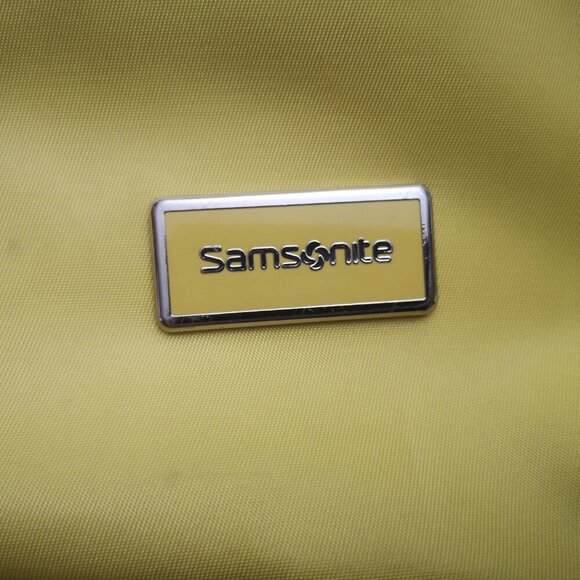 Samsonite Mustard Yellow Bucket Style Adjustable Straps Unisex Backpack - Picture 3 of 14